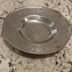 Vintage Wrought FARBERWARE hammered Aluminum plate/platter